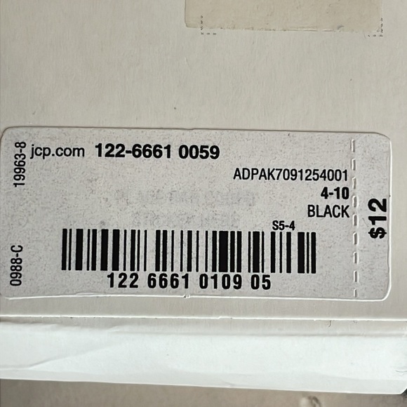 Mixit turn cuff 3 pairs Socks Black NWT in Package - Picture 5 of 5